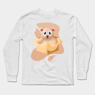 Bear in The Box Long Sleeve T-Shirt
